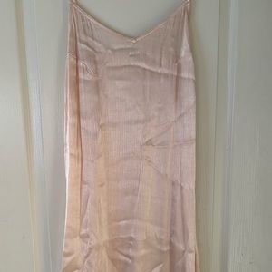 Nordstrom’s pale pink slip dress